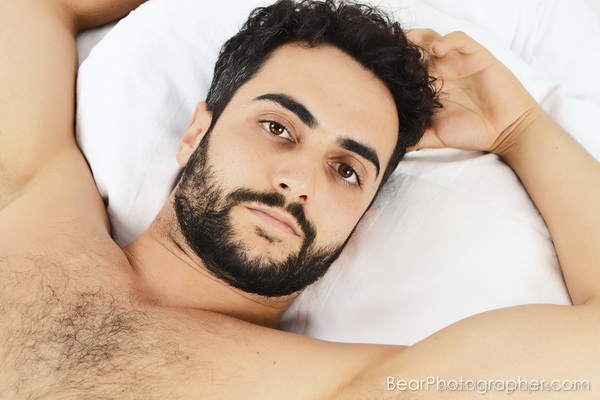 WhiteBedMEN project - handsome men home photo shoot